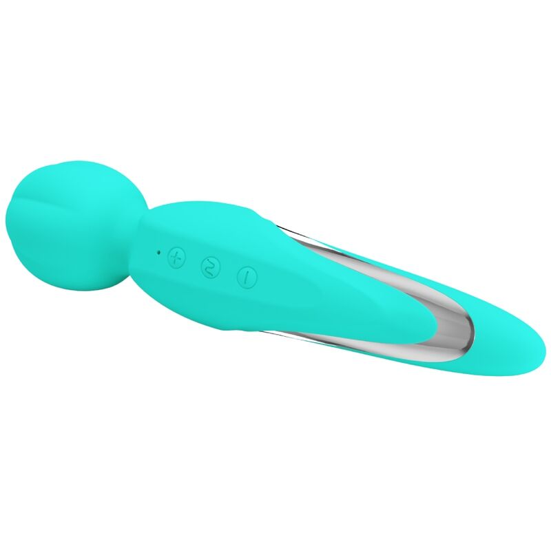 PRETTY LOVE - WALTER VIBRATEUR WAND AQUA VERT - Sensualia