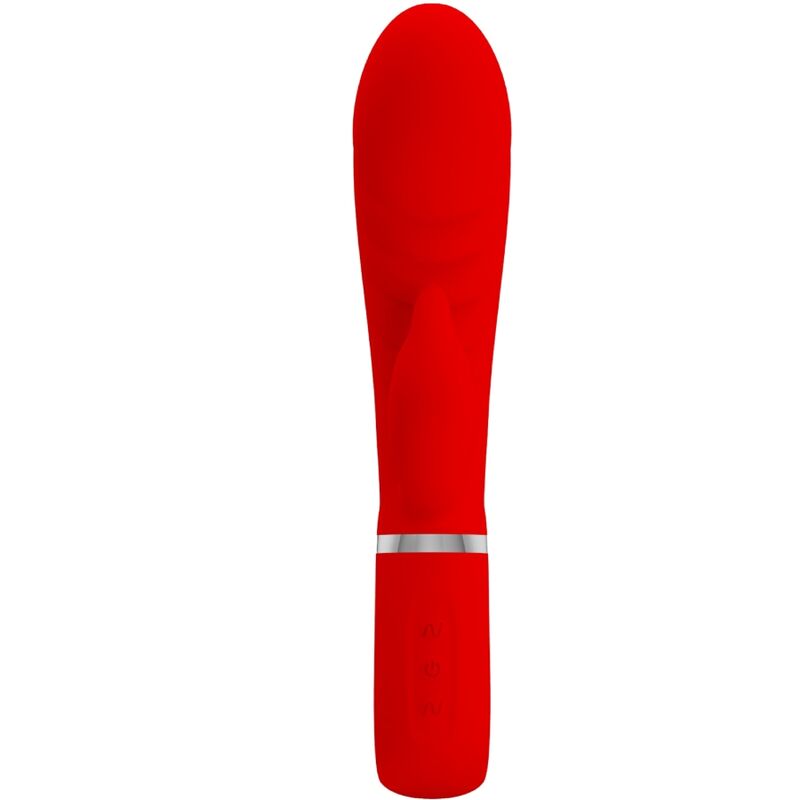 PRETTY LOVE - VIBRATEUR MULTIFONCTION G-SPOT PRESCOTT ROUGE - Sensualia