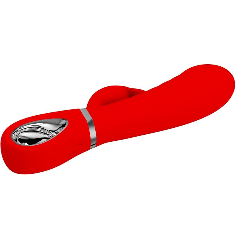 PRETTY LOVE - VIBRATEUR MULTIFONCTION G-SPOT PRESCOTT ROUGE - Sensualia