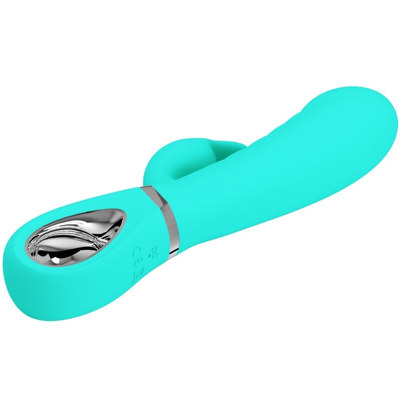 PRETTY LOVE - VIBRATEUR MULTIFONCTION G-SPOT PRESCOTT VERT AQUA - Sensualia