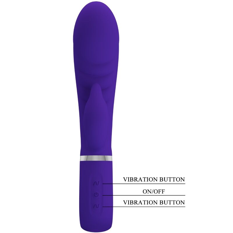 PRETTY LOVE - VIBRATEUR MULTIFONCTION G-SPOT PRESCOTT VIOLET - Sensualia