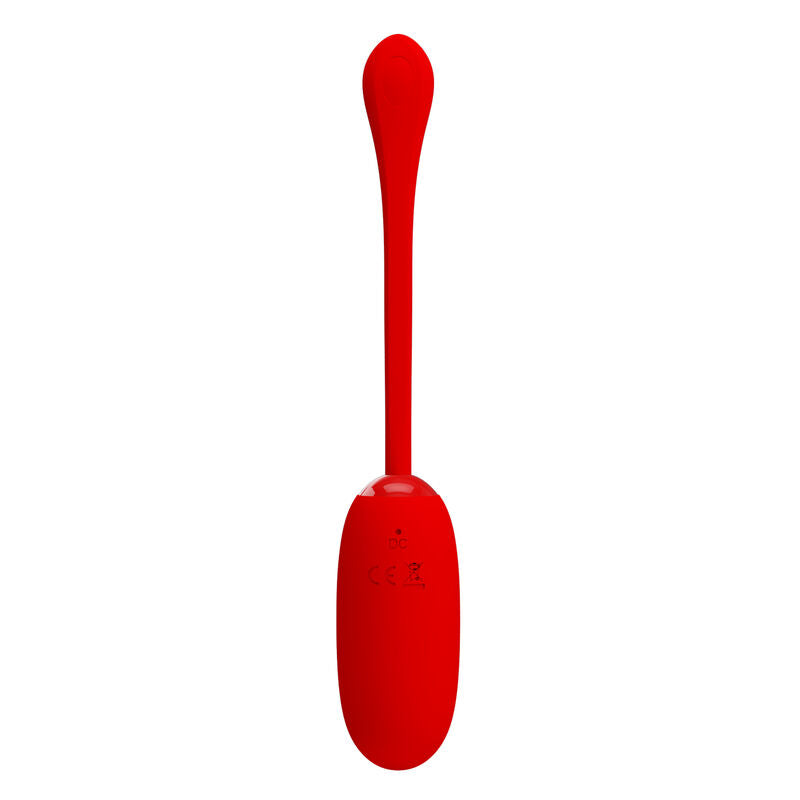 PRETTY LOVE - OEUF VIBRANT JULIUS IMPERMÉABLE-RECHARGEABLE ROUGE - Sensualia
