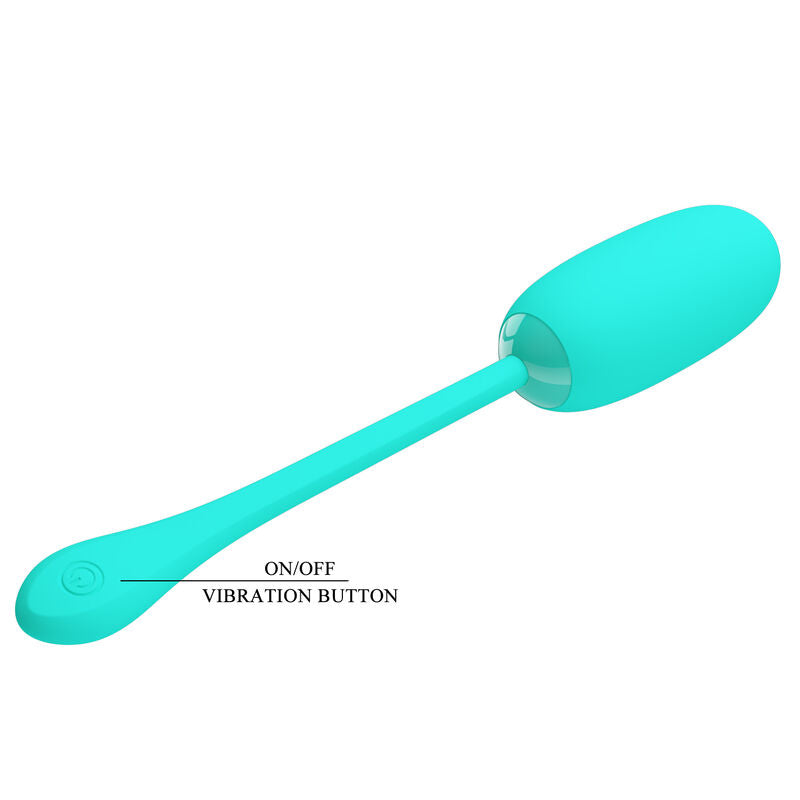 PRETTY LOVE - JULIUS OEUF VIBRANT IMPERMÉABLE-RECHARGEABLE AQUA VERT - Sensualia