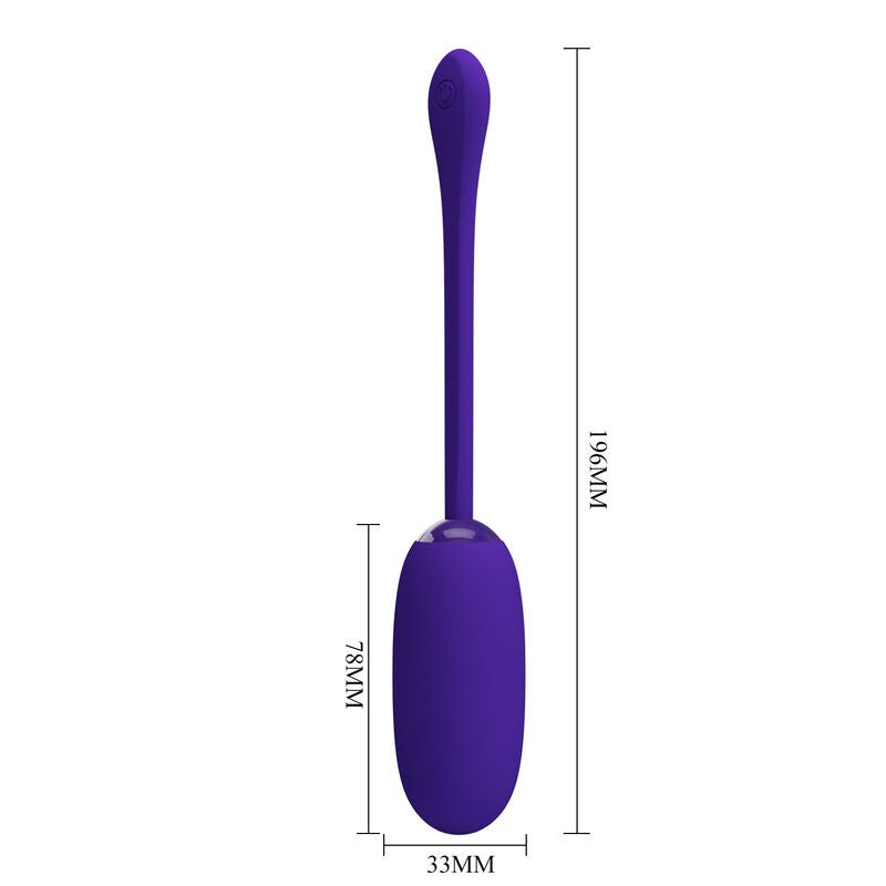 PRETTY LOVE - OEUF VIBRANT JULIUS IMPERMÉABLE-RECHARGEABLE VIOLET - Sensualia