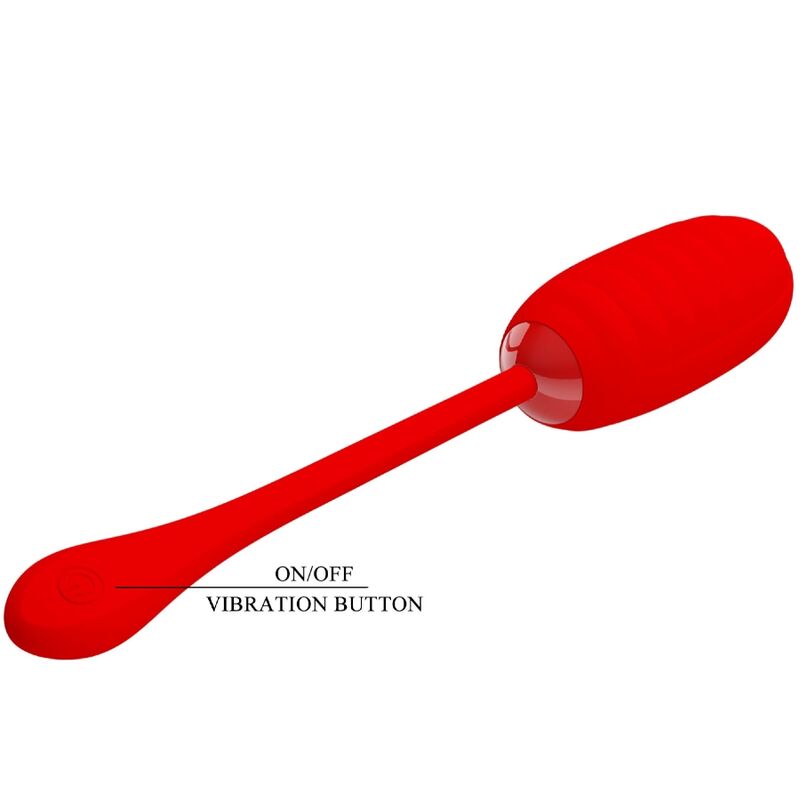 PRETTY LOVE - OEUF VIBRANT RECHARGEABLE KIRK ROUGE - Sensualia