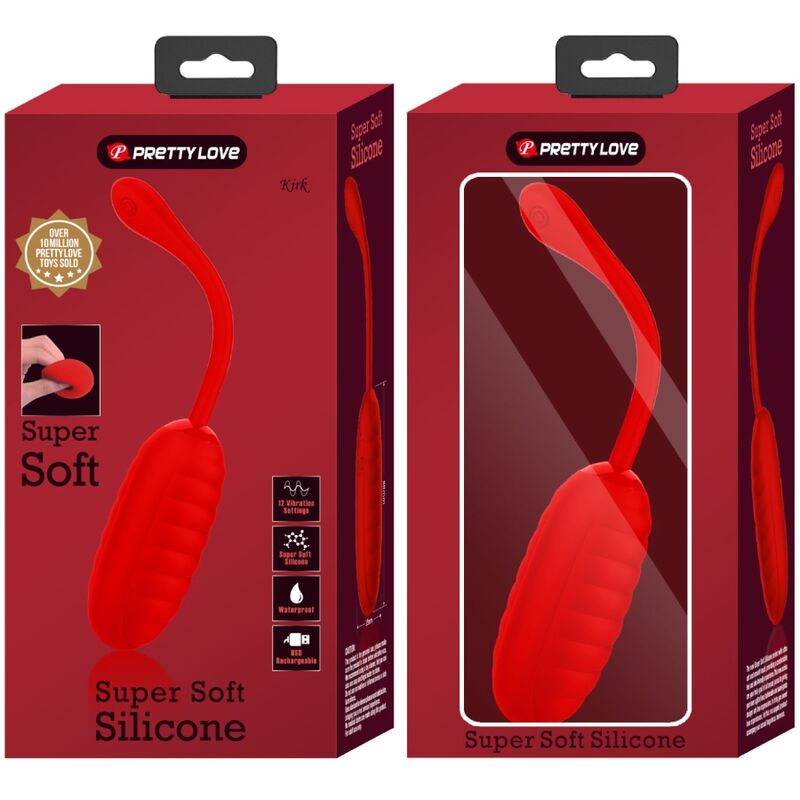 PRETTY LOVE - OEUF VIBRANT RECHARGEABLE KIRK ROUGE - Sensualia