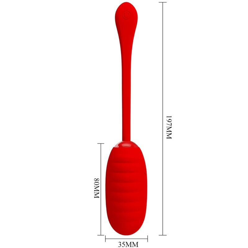 PRETTY LOVE - OEUF VIBRANT RECHARGEABLE KIRK ROUGE - Sensualia