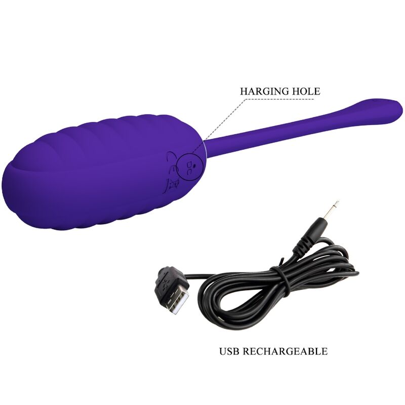 PRETTY LOVE - OEUF VIBRANT RECHARGEABLE KIRK VIOLET - Sensualia