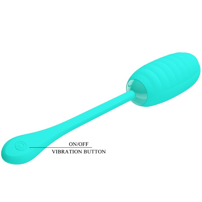 PRETTY LOVE - OEUF VIBRANT RECHARGEABLE KIRK AQUA VERT - Sensualia