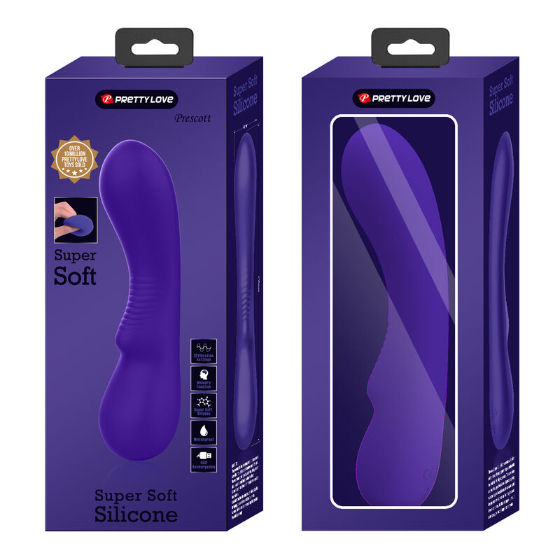 PRETTY LOVE - VIBRATEUR RECHARGEABLE PRESCOTT VIOLET - Sensualia