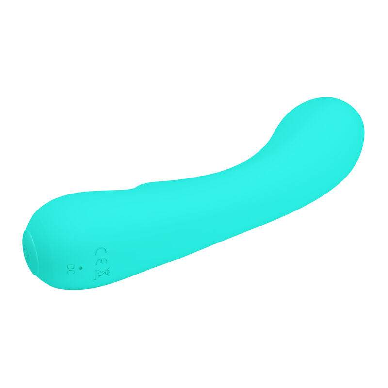 PRETTY LOVE - VIBRATEUR RECHARGEABLE PRESCOTT VERT AQUA - Sensualia