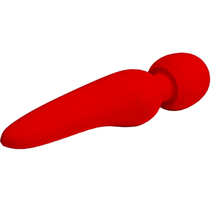 PRETTY LOVE - MASSEUR MEREDITH 12 MODES DE VIBRATION ROUGE - Sensualia