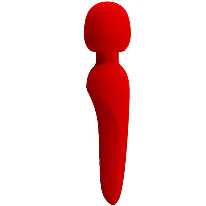 PRETTY LOVE - MASSEUR MEREDITH 12 MODES DE VIBRATION ROUGE - Sensualia