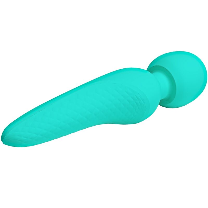 PRETTY LOVE - MASSEUR MEREDITH 12 MODES DE VIBRATION VERT AQUA - Sensualia