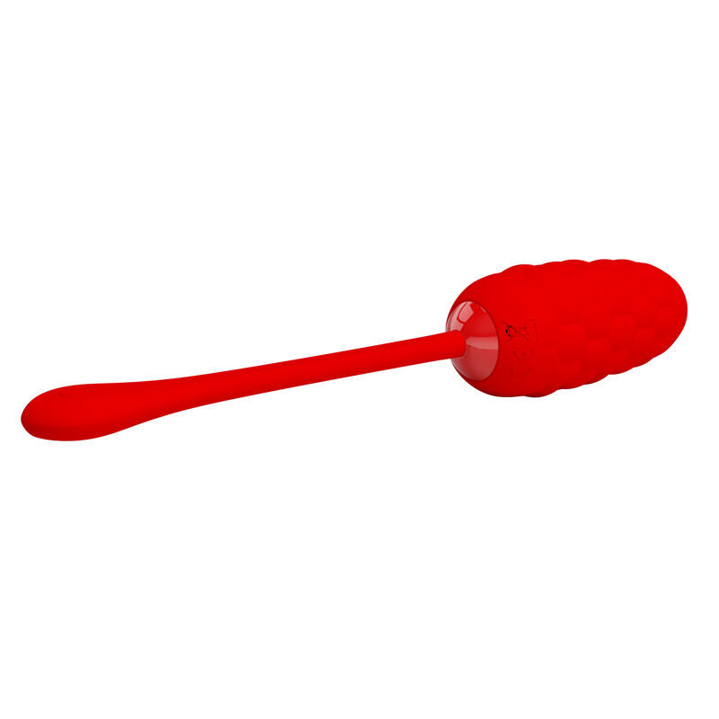 PRETTY LOVE - OEUF VIBRANT  TEXTURE MARINE RECHARGEABLE ROUGE - Sensualia