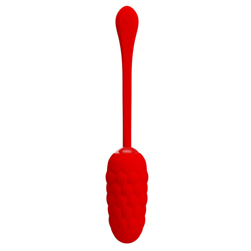 PRETTY LOVE - OEUF VIBRANT  TEXTURE MARINE RECHARGEABLE ROUGE - Sensualia
