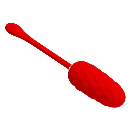 PRETTY LOVE - OEUF VIBRANT  TEXTURE MARINE RECHARGEABLE ROUGE - Sensualia
