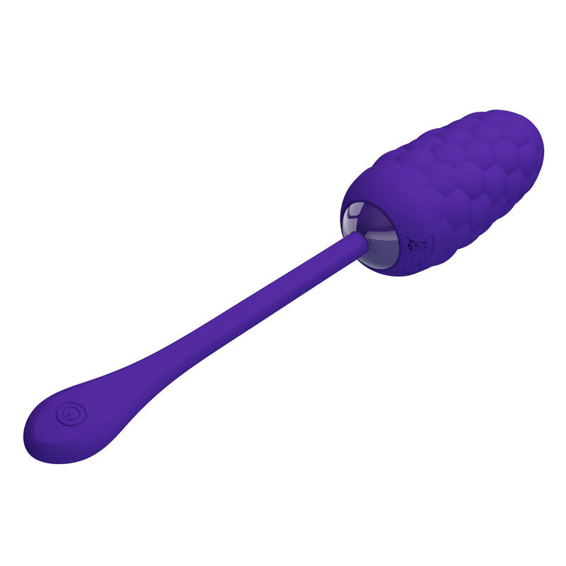 PRETTY LOVE - OEUF VIBRANT  TEXTURE MARINE RECHARGEABLE VIOLET - Sensualia