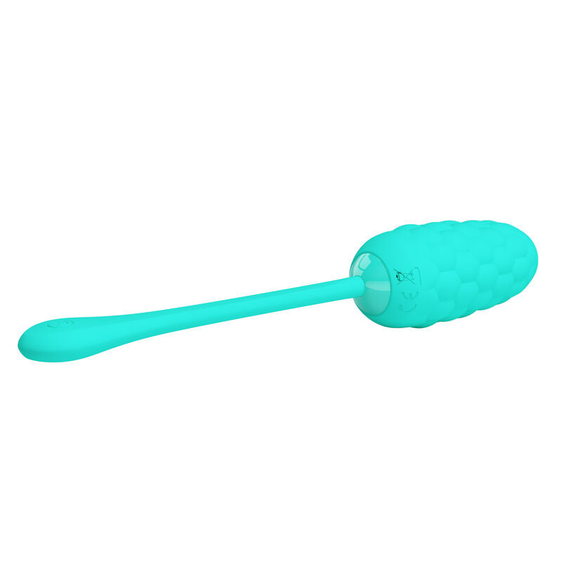 PRETTY LOVE - OEUF VIBRANT  TEXTURE MARINE RECHARGEABLE AQUA GREEN - Sensualia