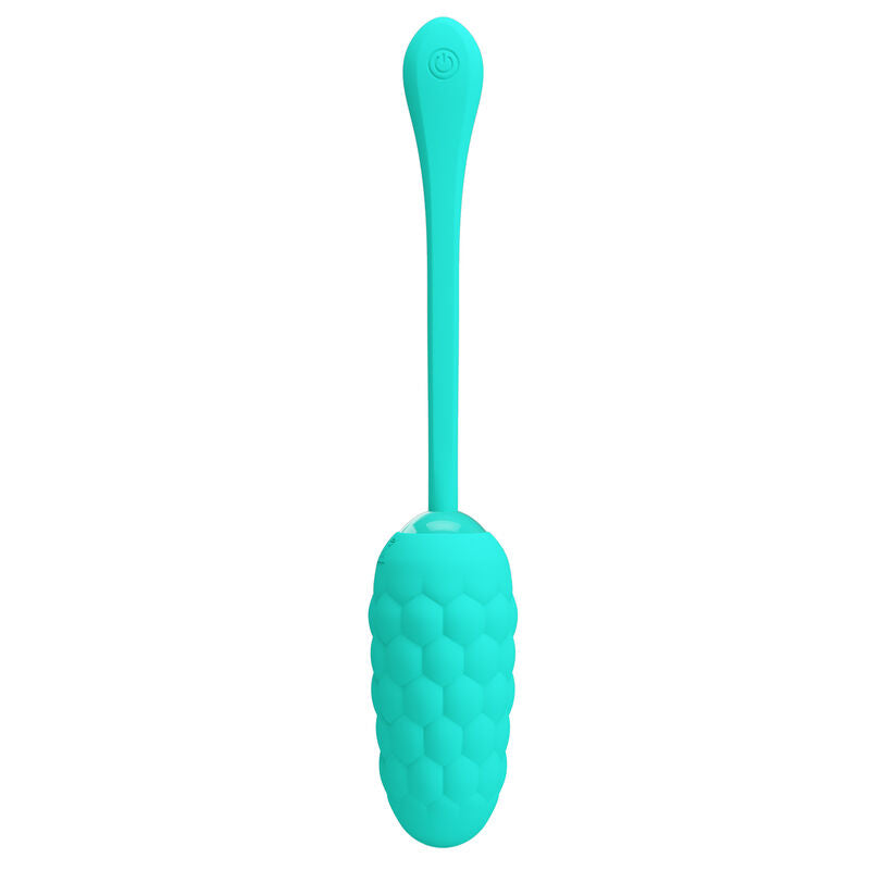 PRETTY LOVE - OEUF VIBRANT  TEXTURE MARINE RECHARGEABLE AQUA GREEN - Sensualia