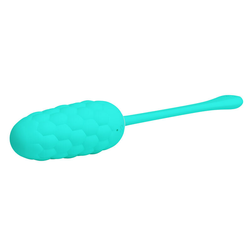 PRETTY LOVE - OEUF VIBRANT  TEXTURE MARINE RECHARGEABLE AQUA GREEN - Sensualia