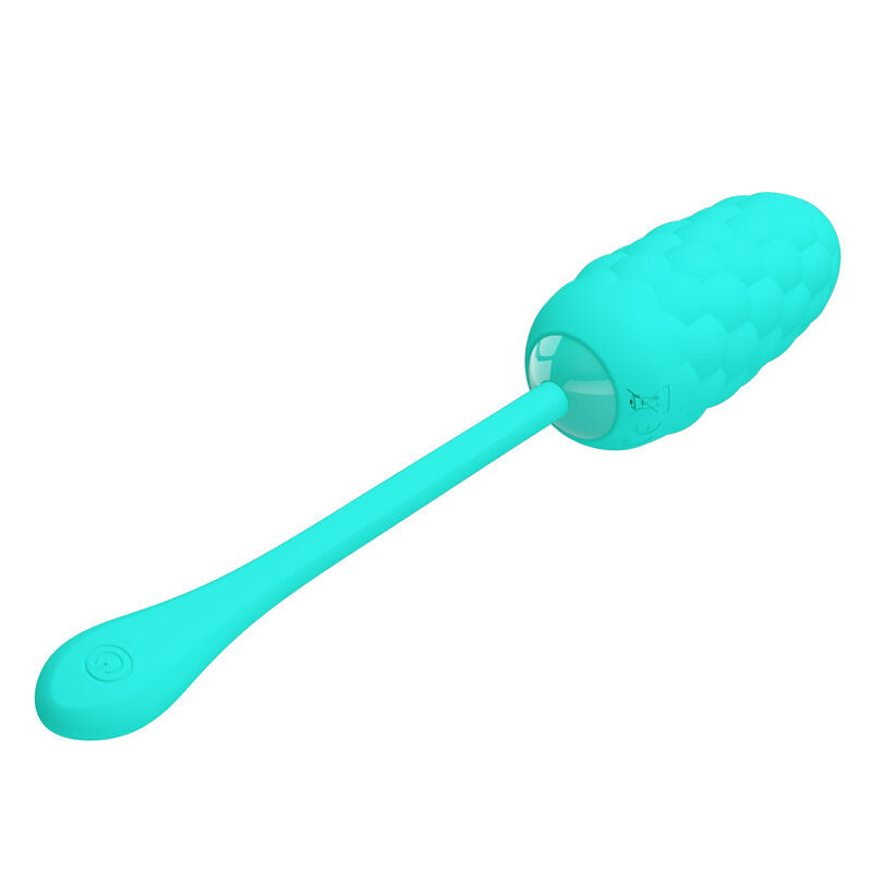PRETTY LOVE - OEUF VIBRANT  TEXTURE MARINE RECHARGEABLE AQUA GREEN - Sensualia