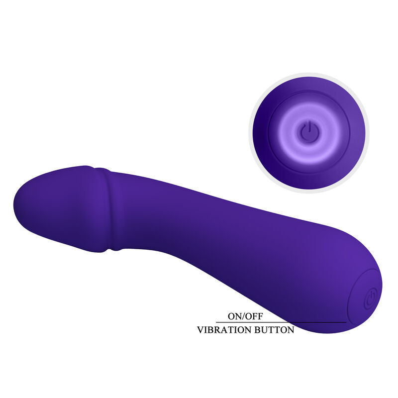 PRETTY LOVE - VIBRATEUR RECHARGEABLE CETUS VIOLET - Sensualia