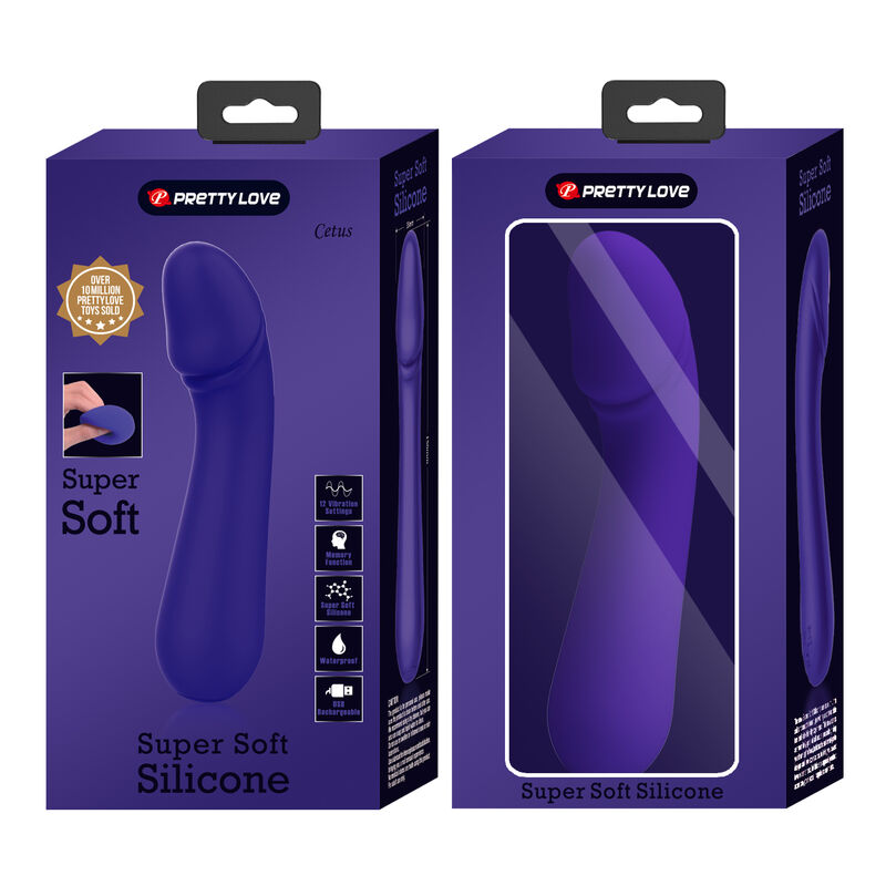 PRETTY LOVE - VIBRATEUR RECHARGEABLE CETUS VIOLET - Sensualia