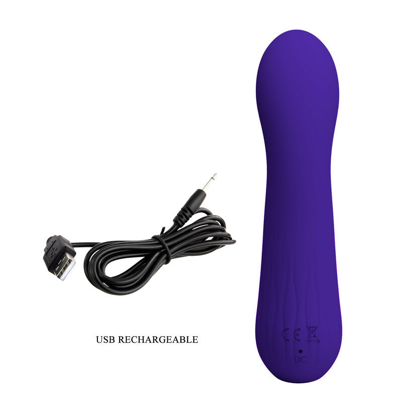 PRETTY LOVE - VIBRATEUR RECHARGEABLE FAUN VIOLET - Sensualia