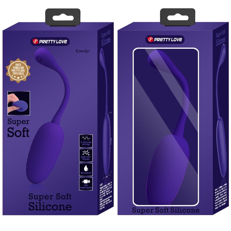 PRETTY LOVE - OEUF VIBRANT RECHARGEABLE KNUCKER VIOLET - Sensualia