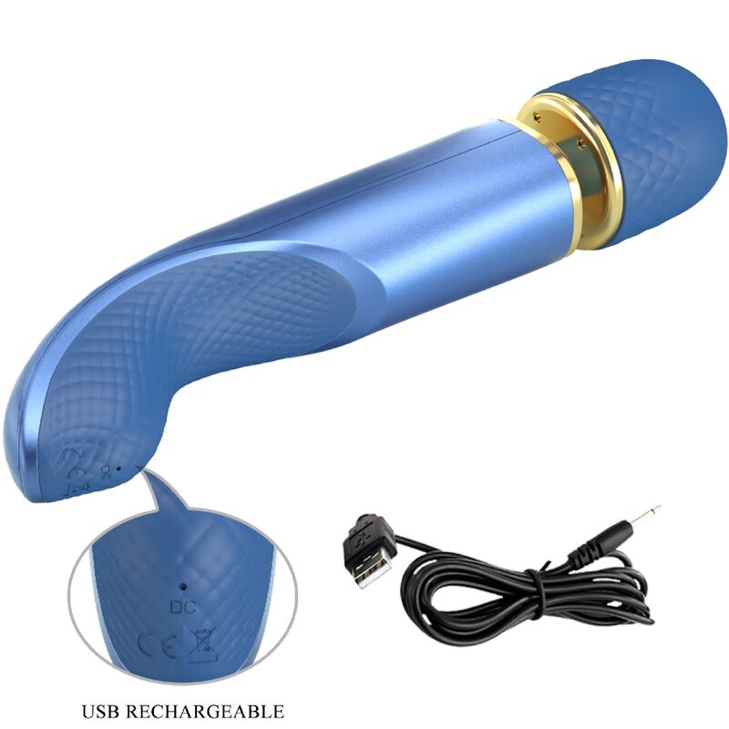 PRETTY LOVE - MASSEUR 7 MODES DE VIBRATION BLEU - Sensualia