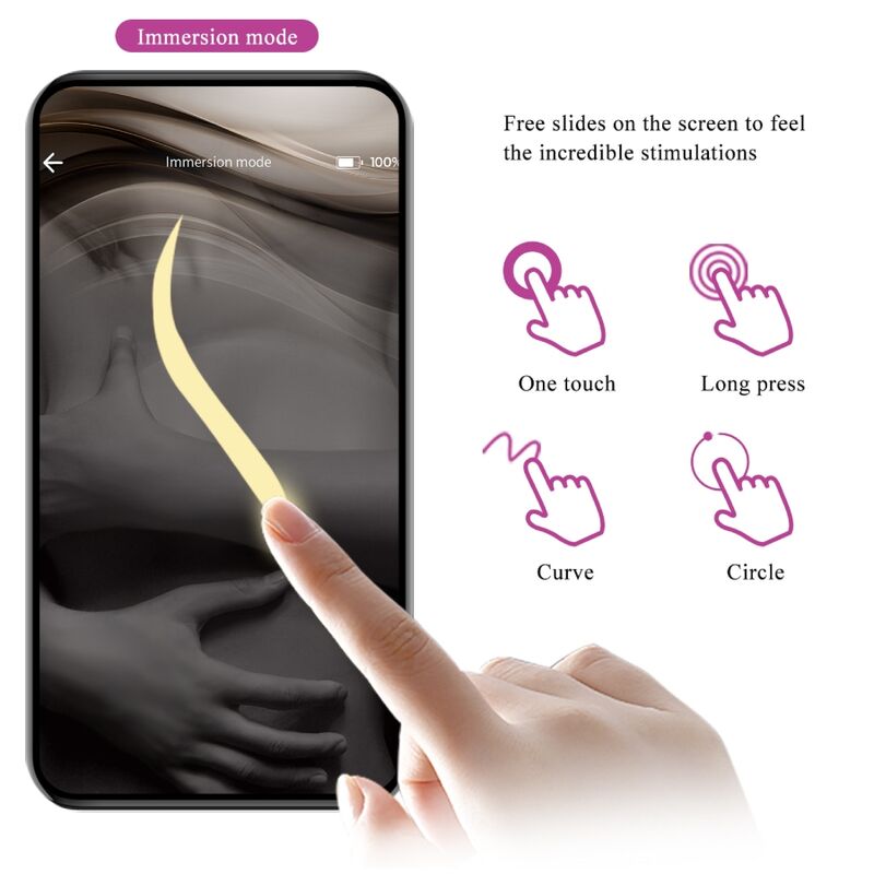 PRETTY LOVE - TÉLÉCOMMANDE JAYLEEN VIBRATOR APP VIOLET - Sensualia