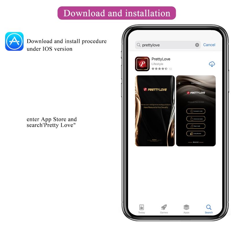 PRETTY LOVE - TÉLÉCOMMANDE JAYLEEN VIBRATOR APP VIOLET - Sensualia