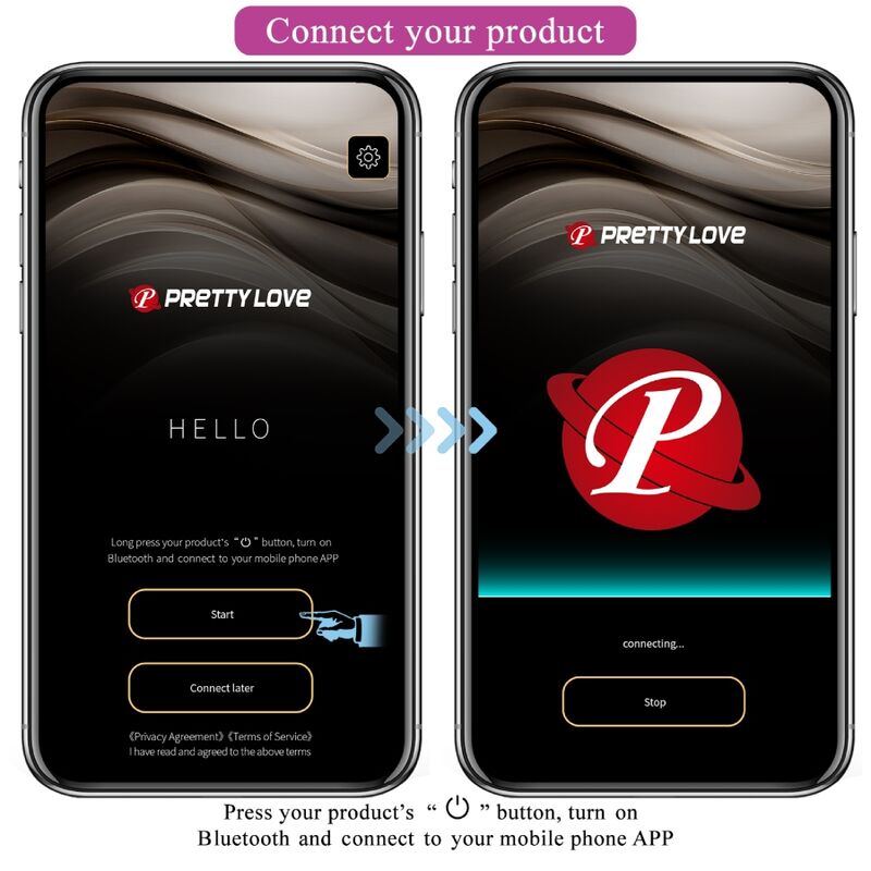 PRETTY LOVE - TÉLÉCOMMANDE JAYLEEN VIBRATOR APP VIOLET - Sensualia