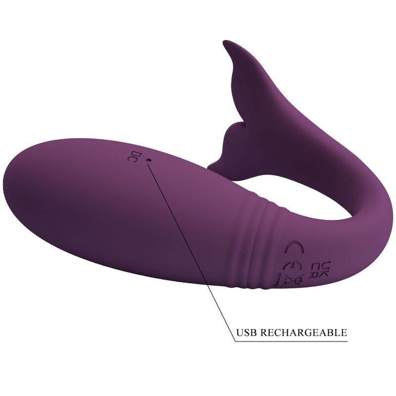 PRETTY LOVE - TÉLÉCOMMANDE JAYLEEN VIBRATOR APP VIOLET - Sensualia