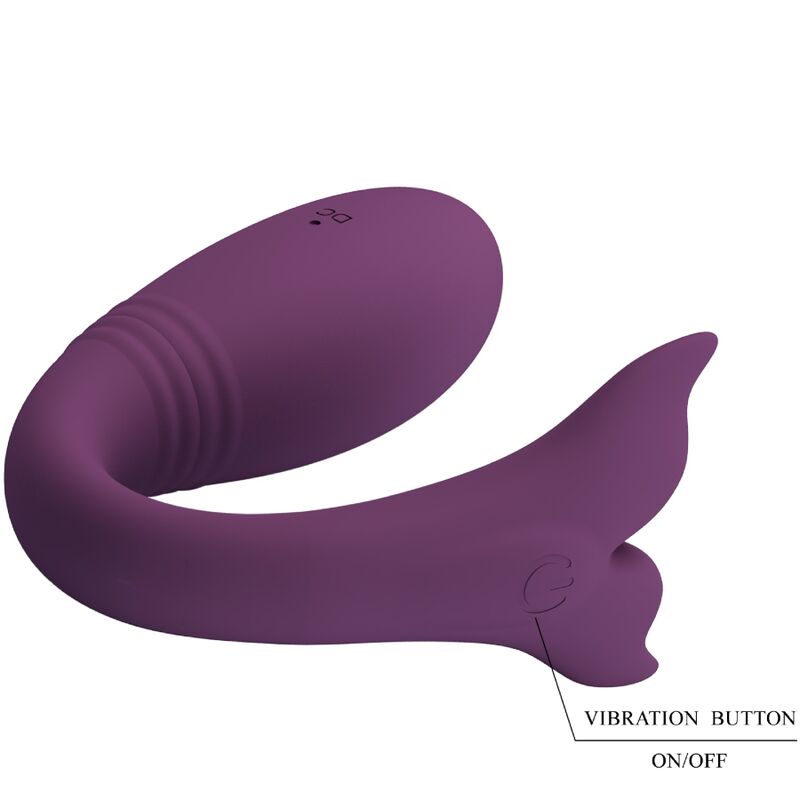 PRETTY LOVE - TÉLÉCOMMANDE JAYLEEN VIBRATOR APP VIOLET - Sensualia