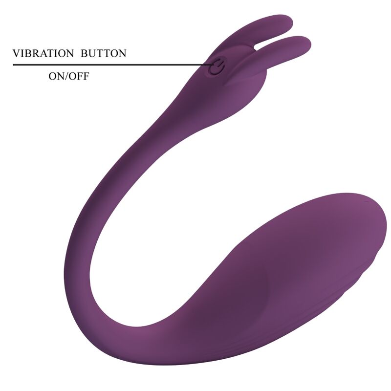 PRETTY LOVE - TÉLÉCOMMANDE CATALINA VIBRATOR APP VIOLET - Sensualia