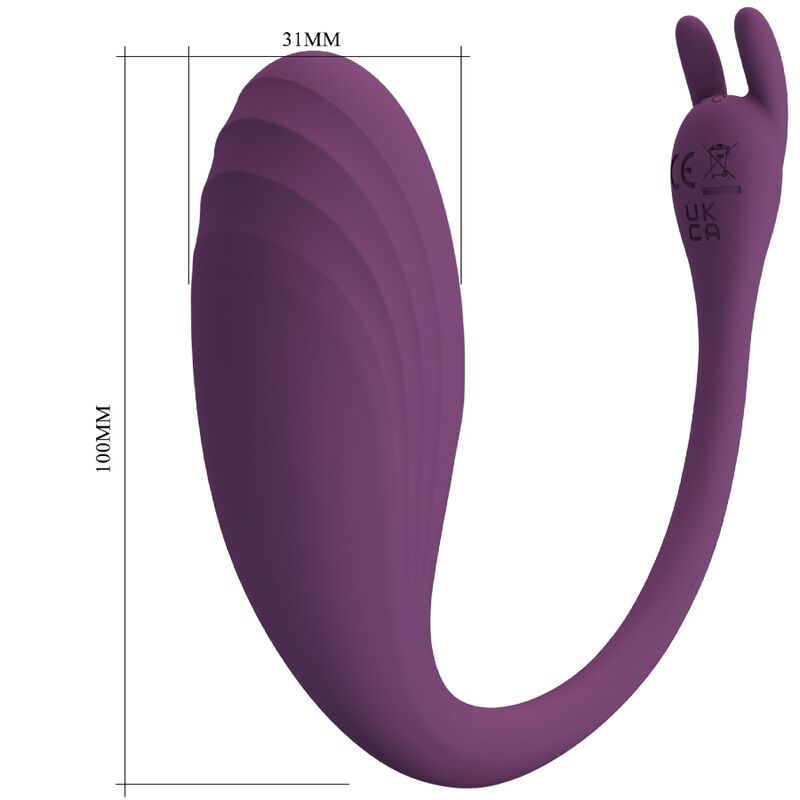 PRETTY LOVE - TÉLÉCOMMANDE CATALINA VIBRATOR APP VIOLET - Sensualia