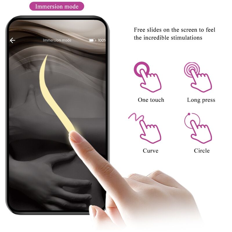 PRETTY LOVE - TÉLÉCOMMANDE CATALINA VIBRATOR APP VIOLET - Sensualia