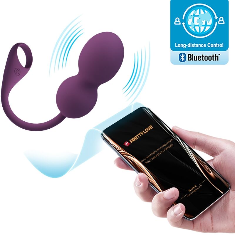 PRETTY LOVE - ELVIRA KEGEL BALLS APP TÉLÉCOMMANDE VIOLET - Sensualia