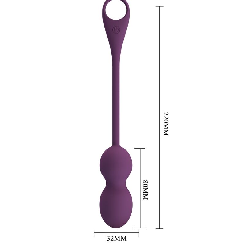 PRETTY LOVE - ELVIRA KEGEL BALLS APP TÉLÉCOMMANDE VIOLET - Sensualia