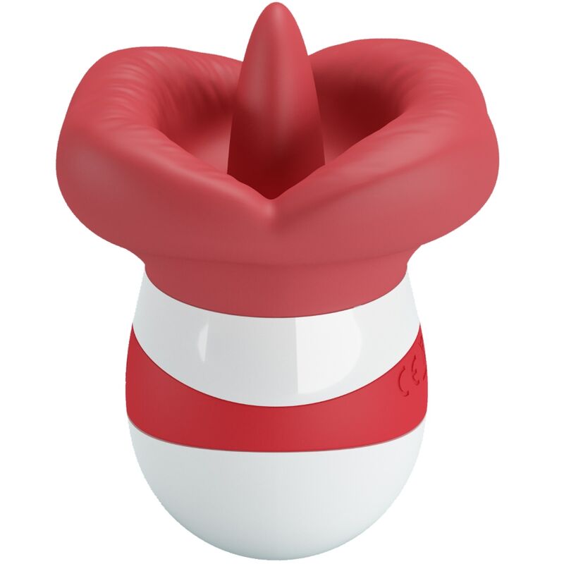PRETTY LOVE - MINA STIMULATEUR DE LANGUE ROUGE CLAIR - Sensualia