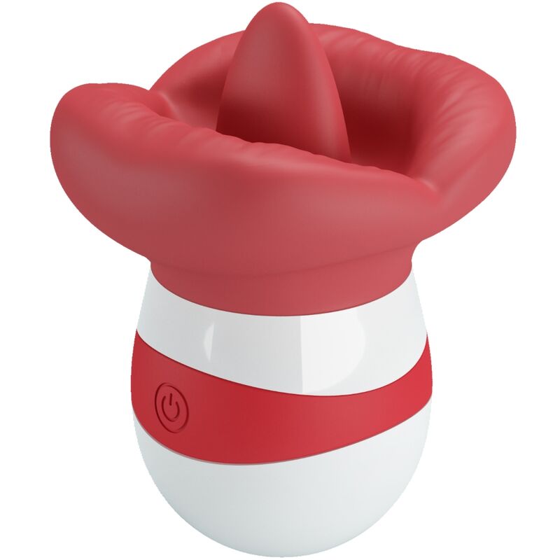 PRETTY LOVE - MINA STIMULATEUR DE LANGUE ROUGE CLAIR - Sensualia