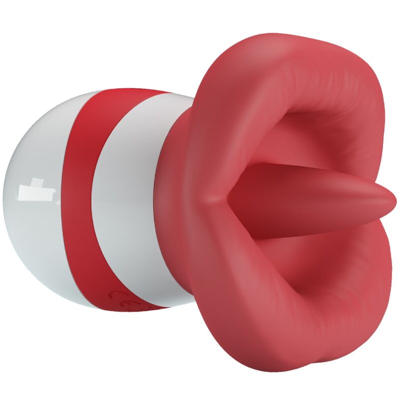 PRETTY LOVE - MINA STIMULATEUR DE LANGUE ROUGE CLAIR - Sensualia