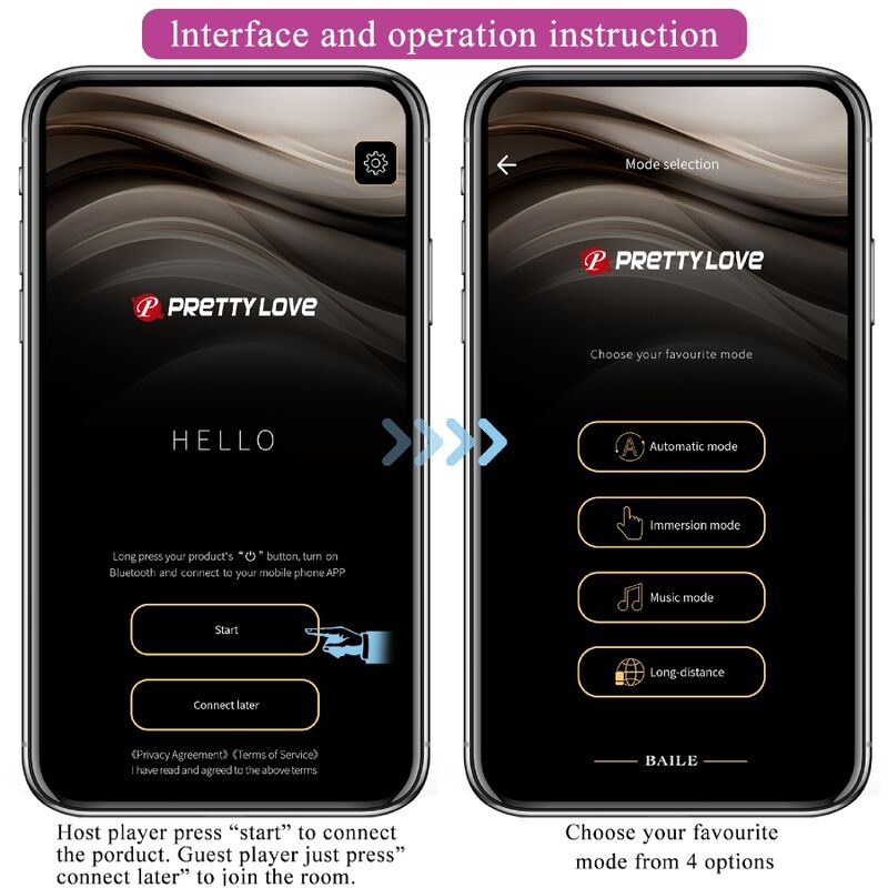 PRETTY LOVE - BILLY VIBRATION VIOLET APPLICATION GRATUITE - Sensualia