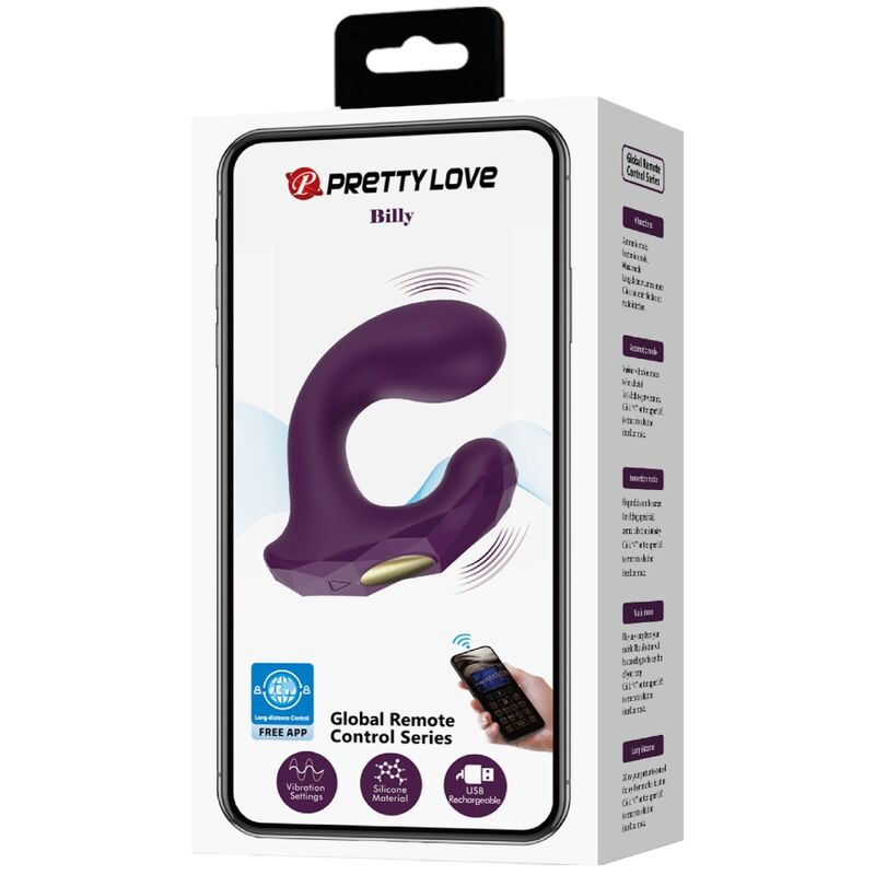 PRETTY LOVE - BILLY VIBRATION VIOLET APPLICATION GRATUITE - Sensualia