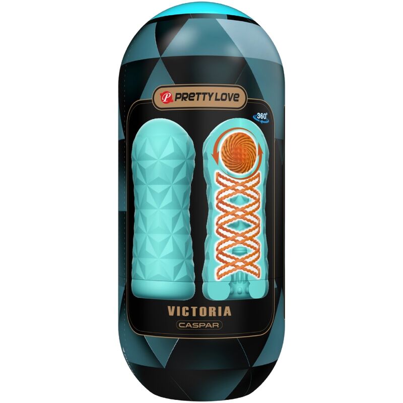 PRETTY LOVE - MASTURBATEUR VICTORIA CASPAR VERT AQUA - Sensualia