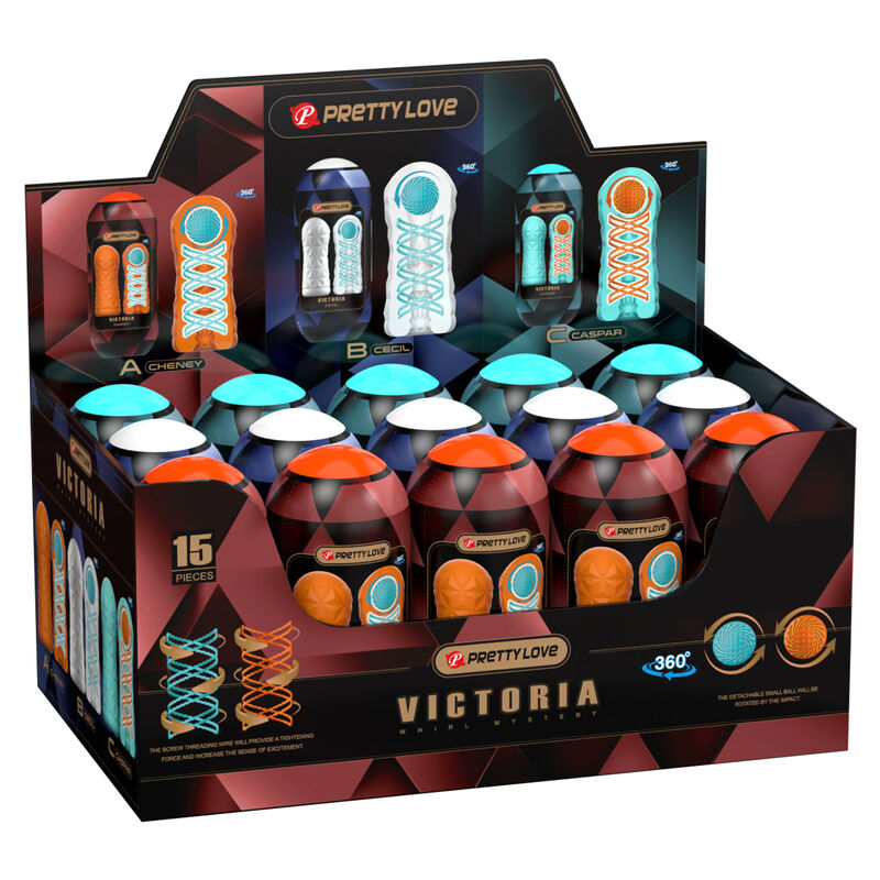 PRETTY LOVE - MASTURBATEUR VICTORIA 15 PIÈCES - Sensualia