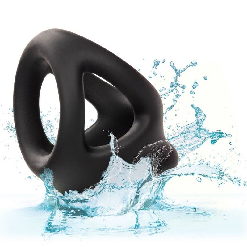 CALEXOTICS - ALPHA BAGUE DUAL CAGE NOIR - Sensualia