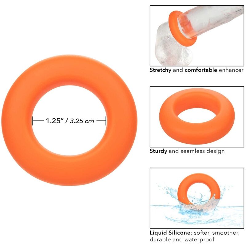 CALEXOTICS - ALPHA PROLONG GRANDE BAGUE ORANGE - Sensualia